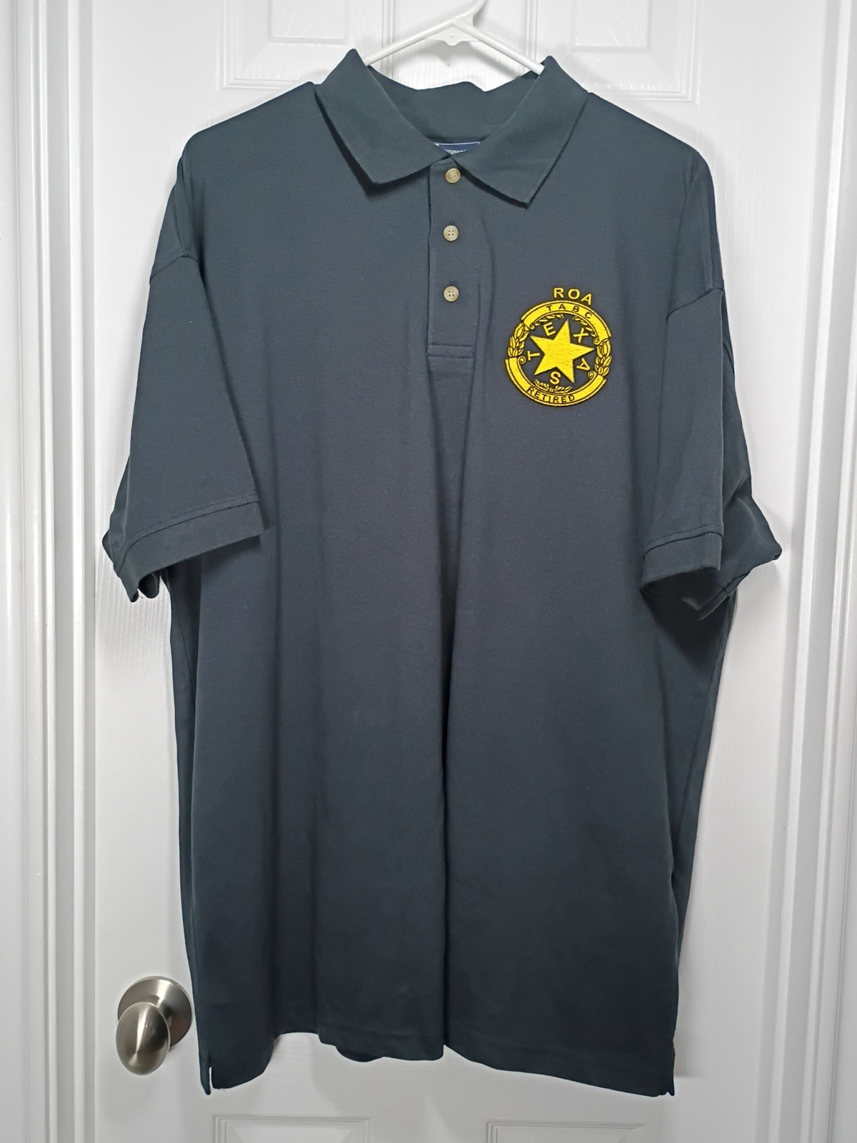 TABC ROA Retired Navy Blue Golf Polo Shirt Men’s 2XL Texas Blue Generation NWT
