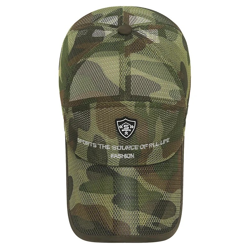 Summer Mesh Baseball Cap Sun Hat Unisex Fishing Outdoor Sport Breathable