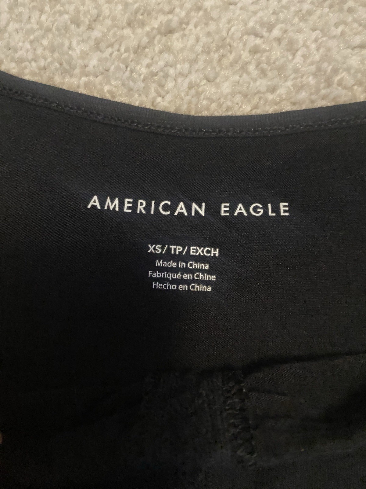 Women’s American Eagle Outfitters Black High-Neck Tank Top – Size XS