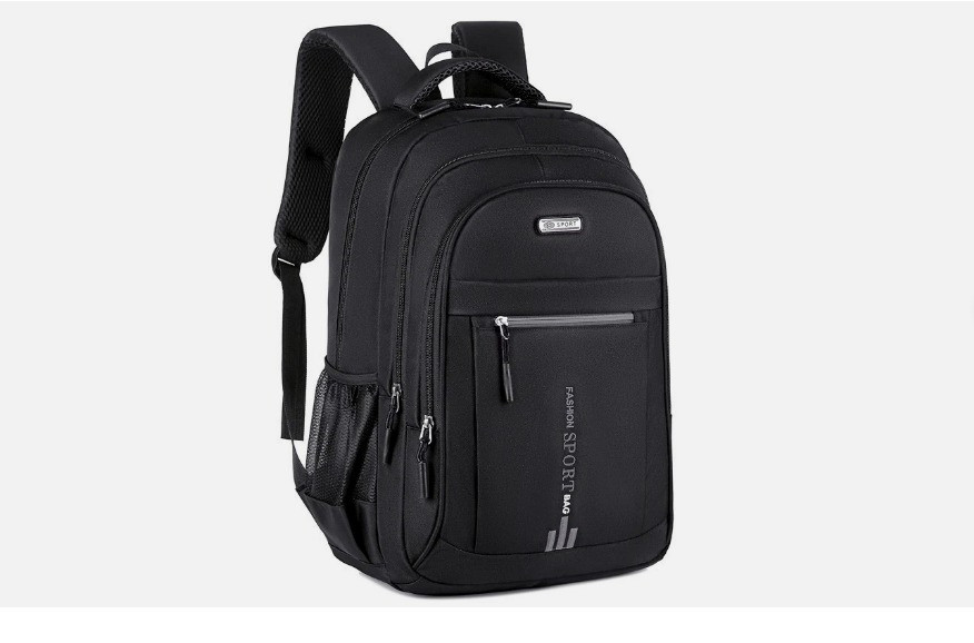 Men’s Backpack laptop Travel School Bag Large Capacity Black Waterproof Universi