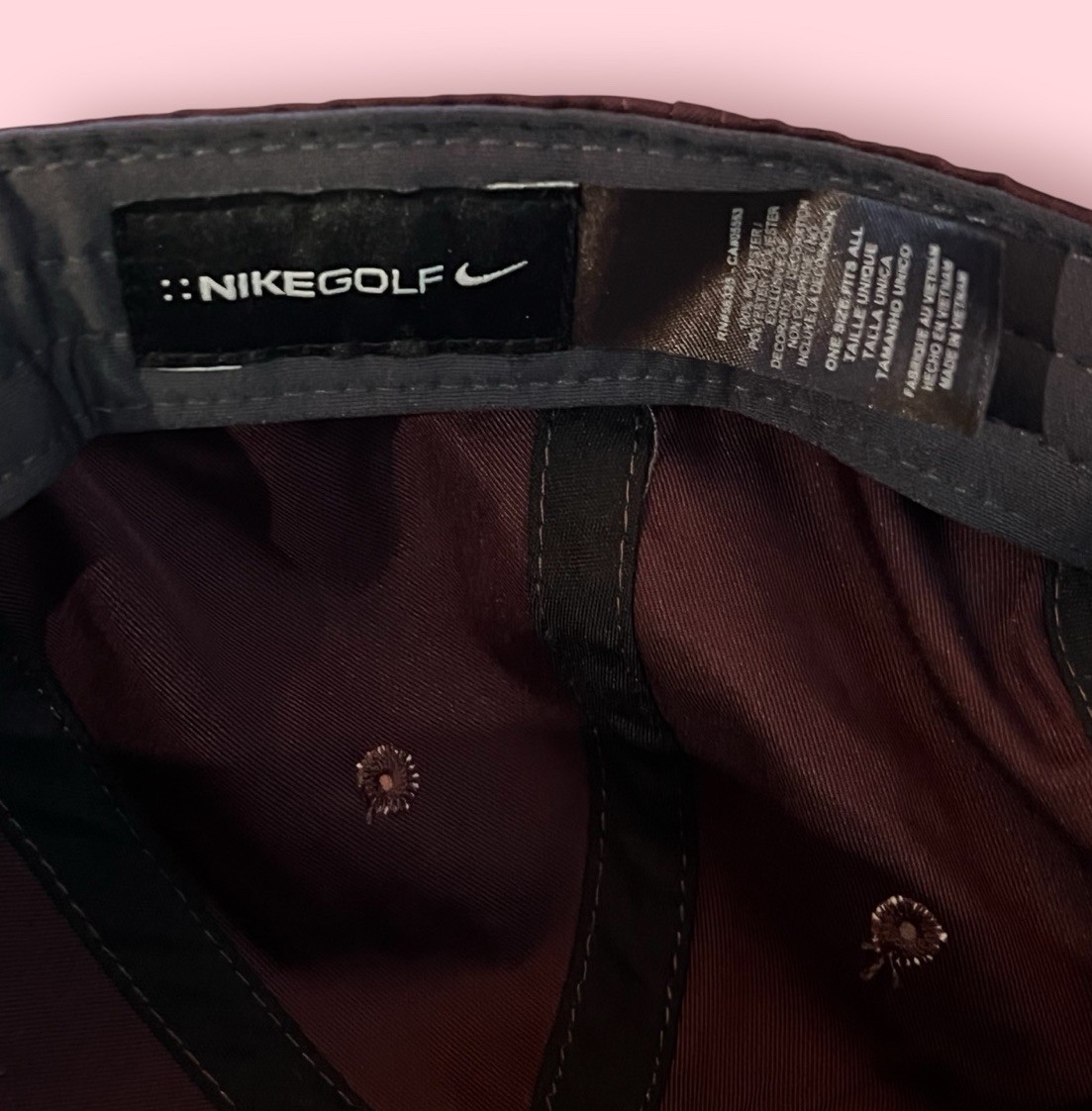 Nike Golf VR 20XI Unisex Adjustable Cap (Maroon/Gray) ~~ NWT