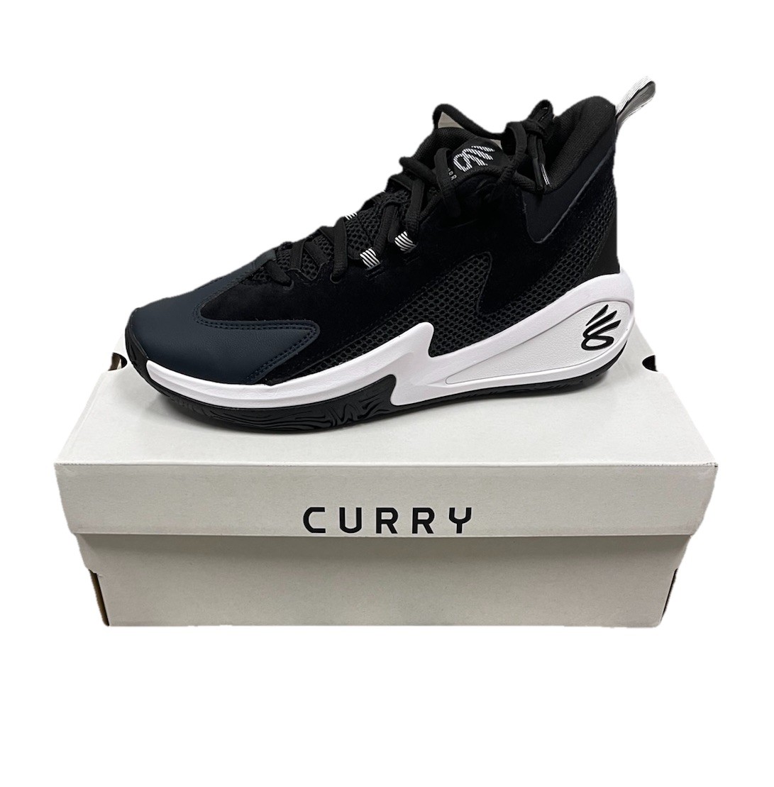 Under Armour Curry 3Z 25 SDE Mens Size 10 Basketball Sneakers Black/White