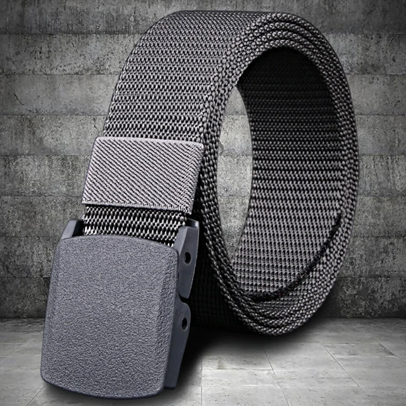 8 Colors Men Female Belts Military Nylon Adjustable Belt Outdoor Travel Tactical