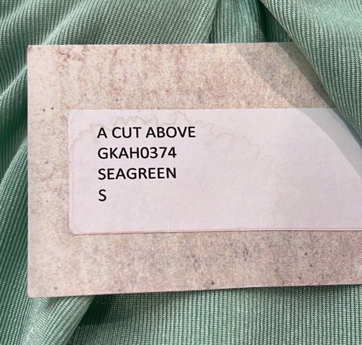 NWT Katie May Revolve A Cut Above Gown in Seagreen Size S