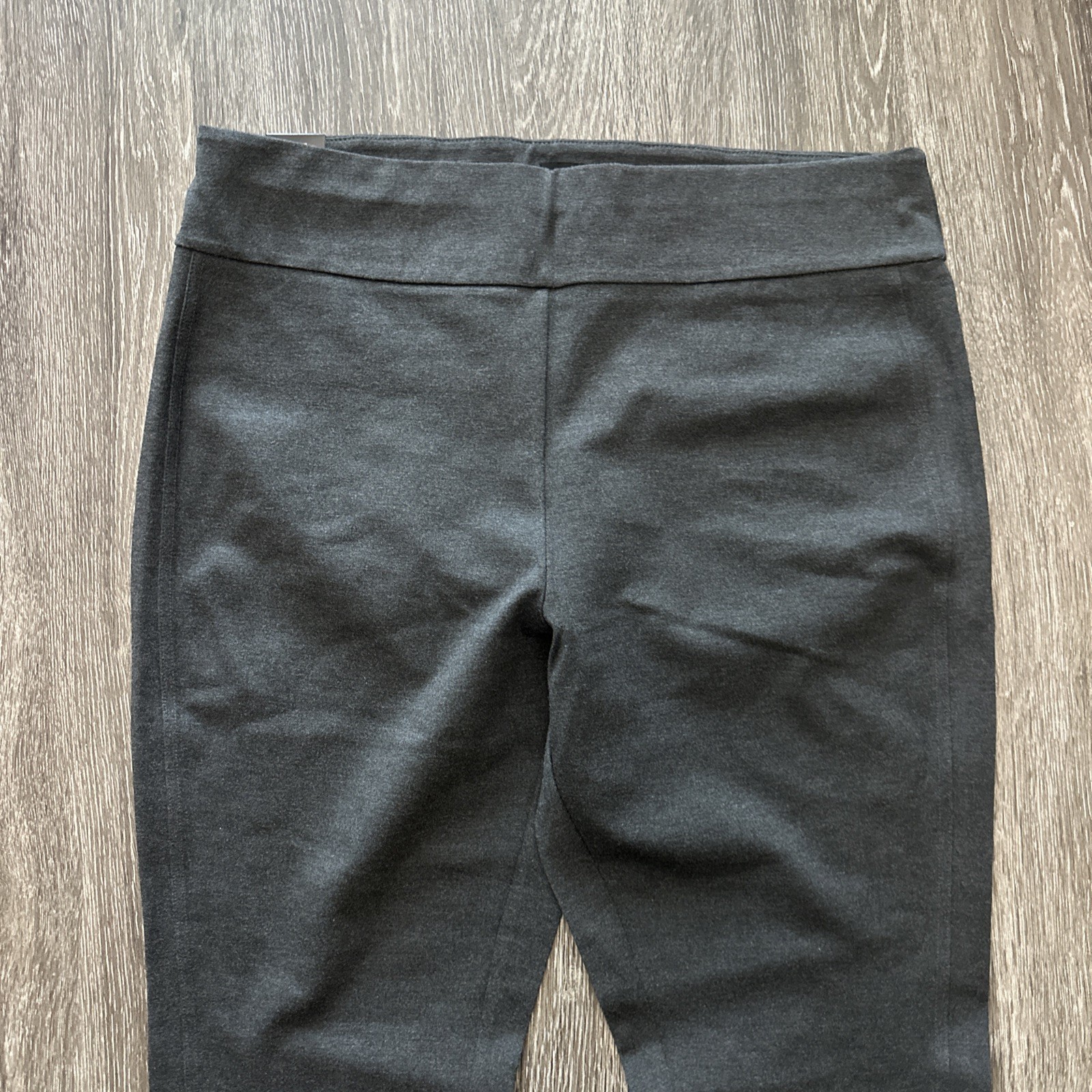 Express Ponte Pants Womens XL Gray Pull On Stretch Skinny Leg Ankle Work Career