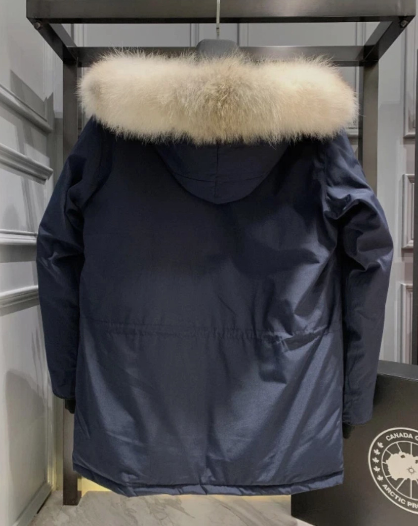 🔥Free Shipping Canada Goose 08 Men’s Expedition Parka Blue Down Jacket