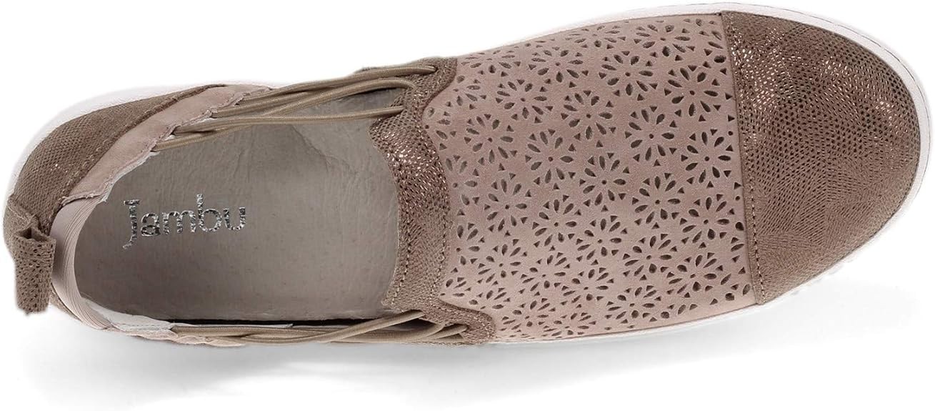 Title: Jambu Women S Erin Slip on Shoes Taupe 8 W US
