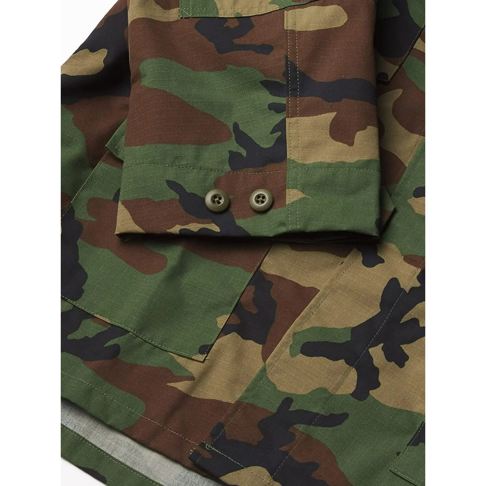 TRU-SPEC Woodland Classic BDU Shirt NYCO M81 MilSpec Coat 1270