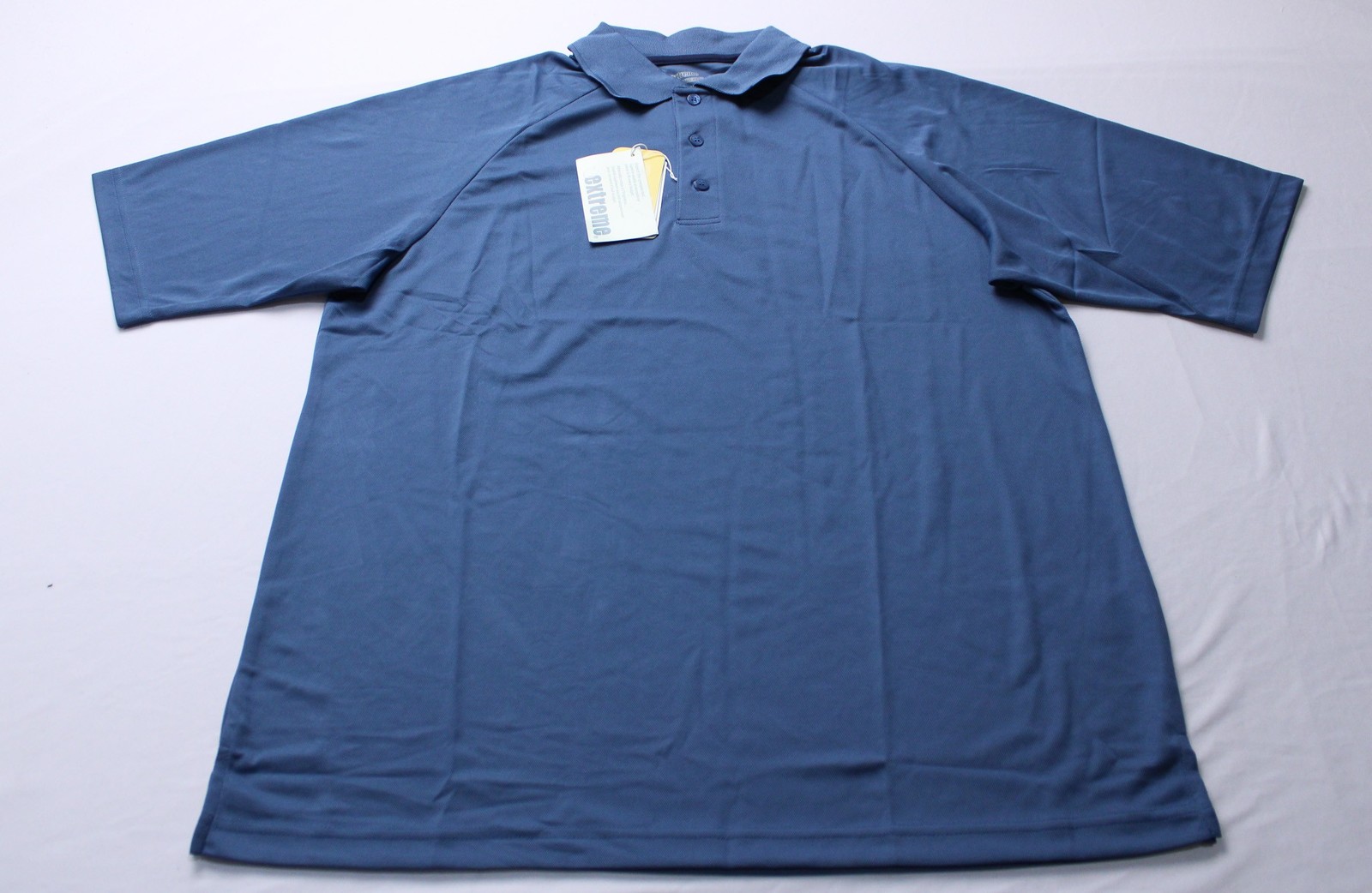 EXTREME Performance Men’s Cool Comfort Polo Shirt CN6 Ceramic Blue Large NWT
