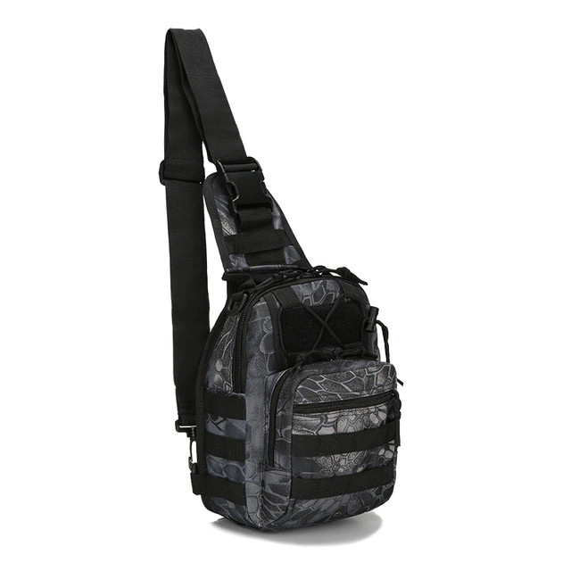Outdoor Hiking Tactical Sling Backpack Men’s Molle Travel Chest Shoulder Bag