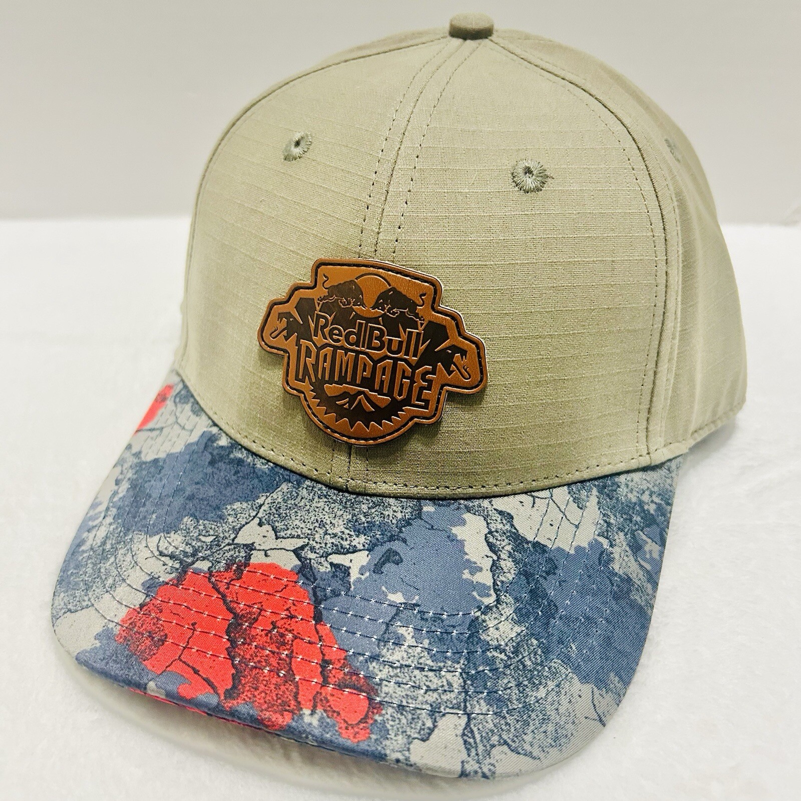 Red Bull Rampage Cliff Hat Cap Adjustable Snapback Racing Outdoors Green