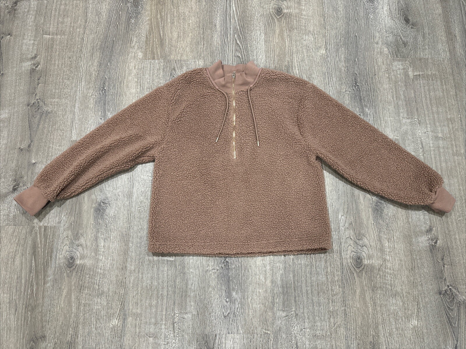 Ultra Comfy C&C California Half Zip Jacket, Mauve, Large