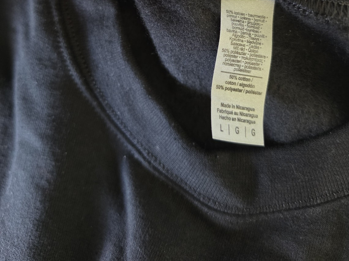 2Gildan Adult Cotton/Polyester Heavy Blend Fleece Knit Sweatshirt size L 2 set