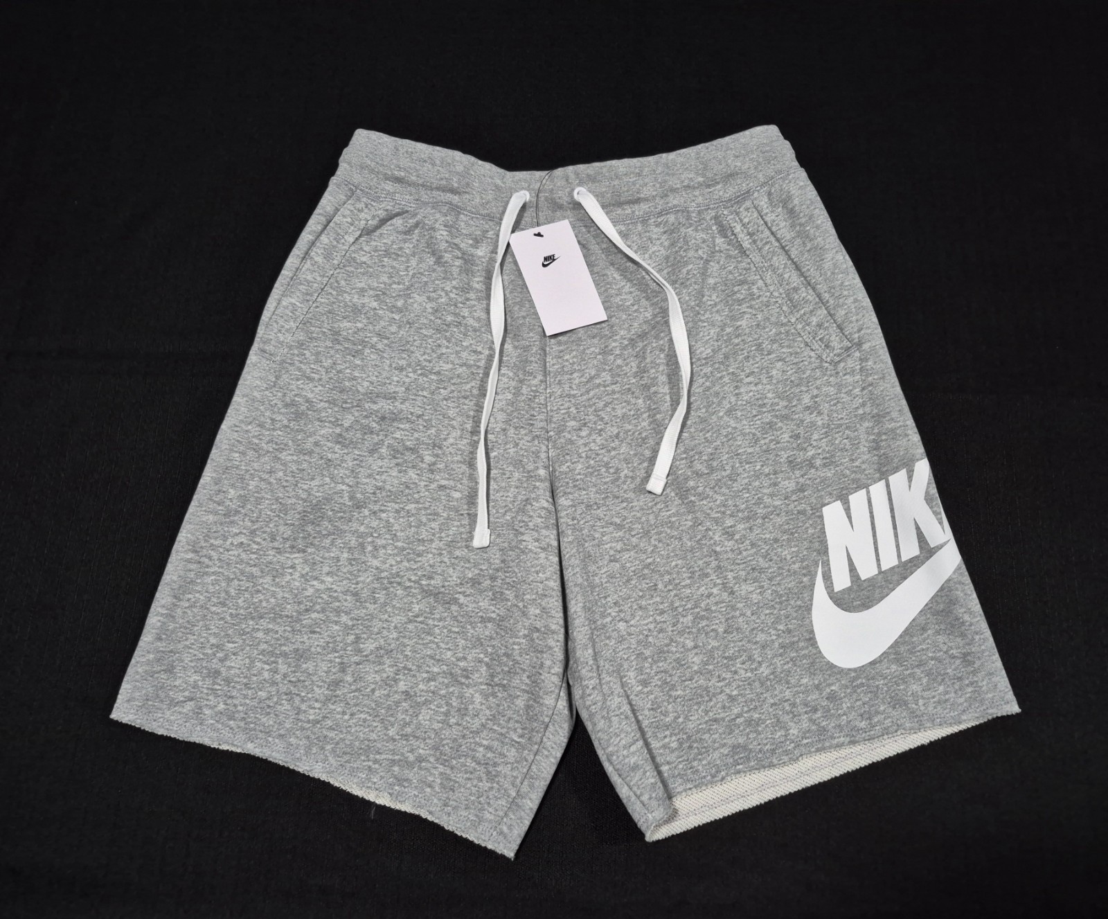 Nike Mens Sportswear Alumini Shorts Soft French Terry DX0502-063 Gray