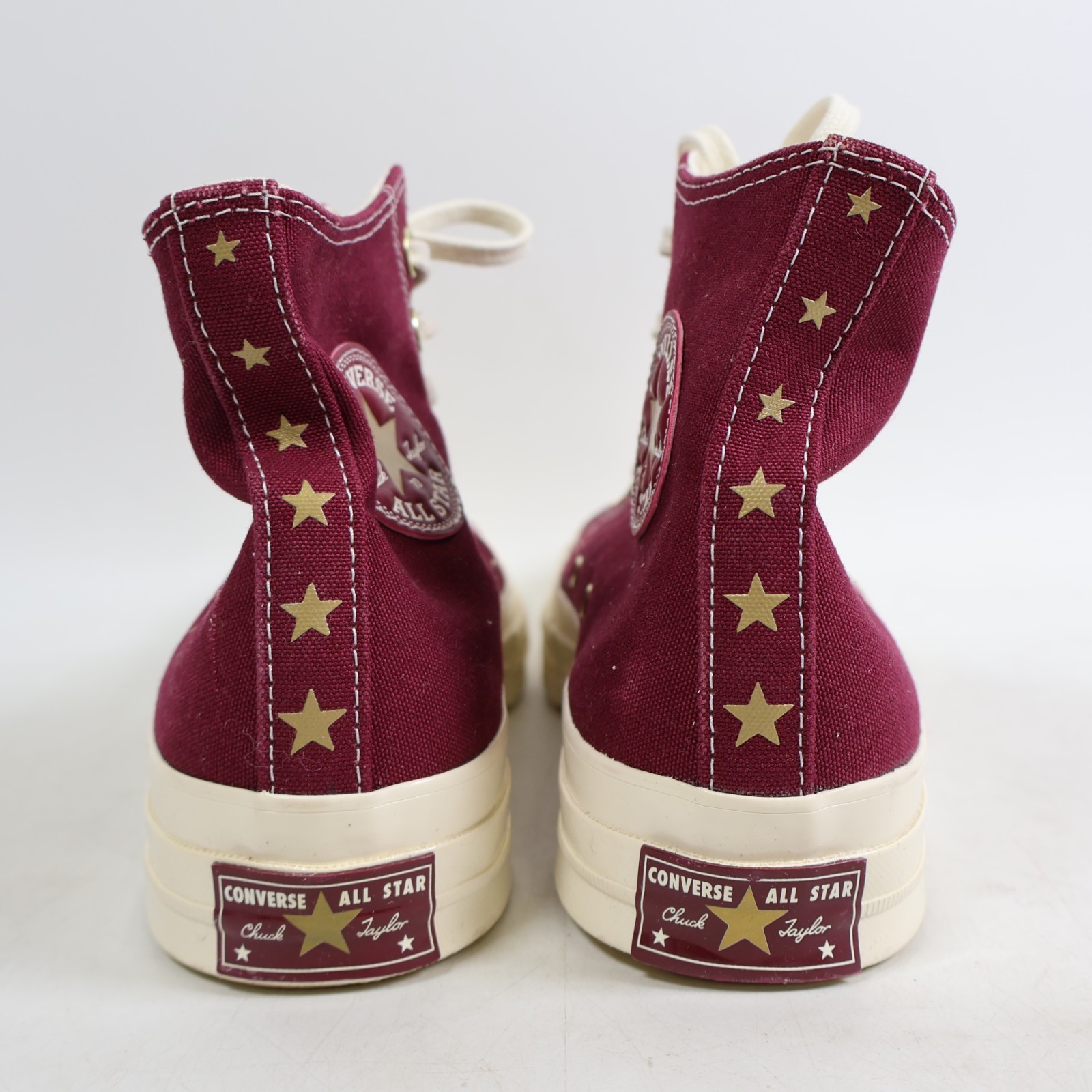 Converse Chuck 70 High Burgundy Gold Star’ A12462C, Men’s 9 / Women’s 11