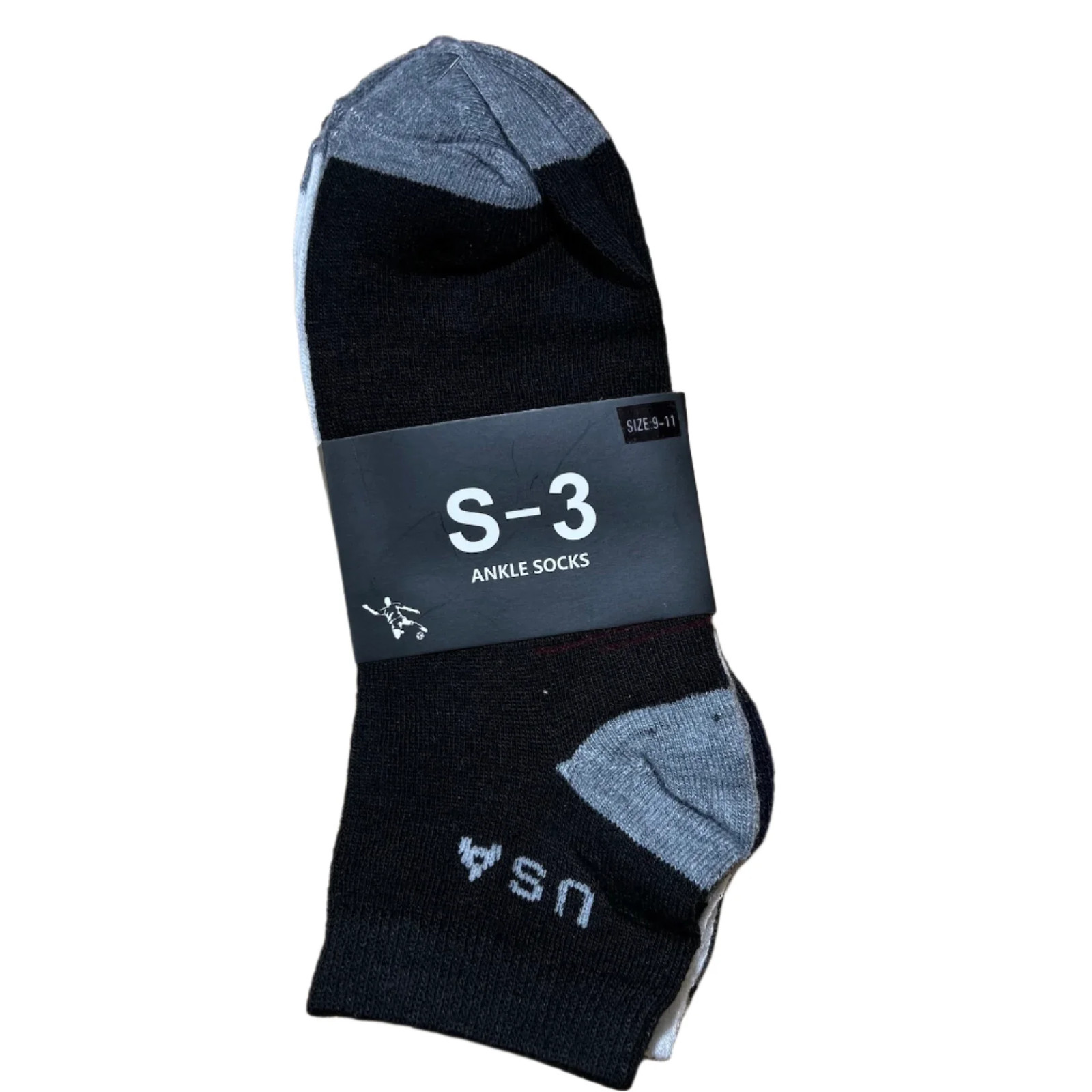 Ankle Socks Golf, Running, Hiking, Biking, Travelers 12 Pack USA