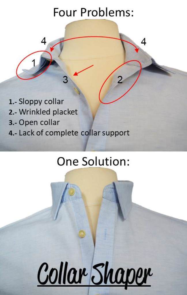 Collar Stays. THE ORIGINAL Collar Support System. NOT MADE of useless plastic.