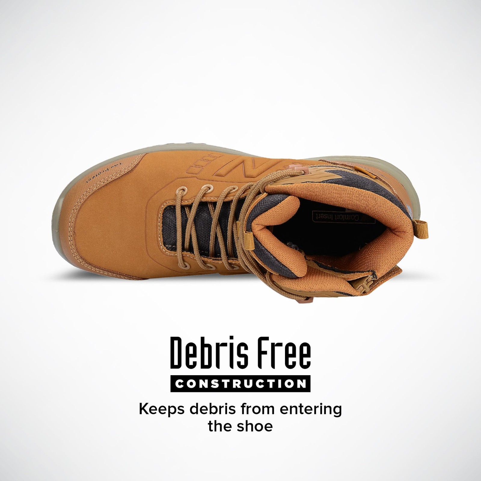 New Balance Men’s Composite Toe Calibre Industrial Boot, Wheat, 7.5 Wide – Wheat