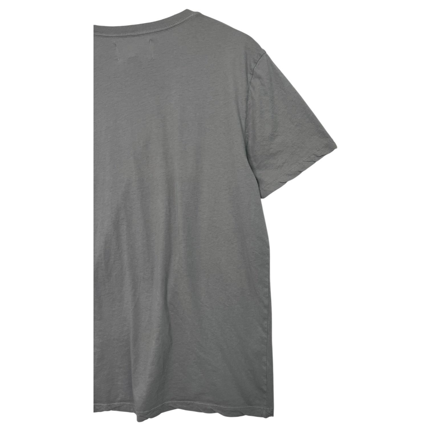 Wheat Shirt Womens Large Gray Crewneck Made USA Cotton Soft Casual Basic Tee