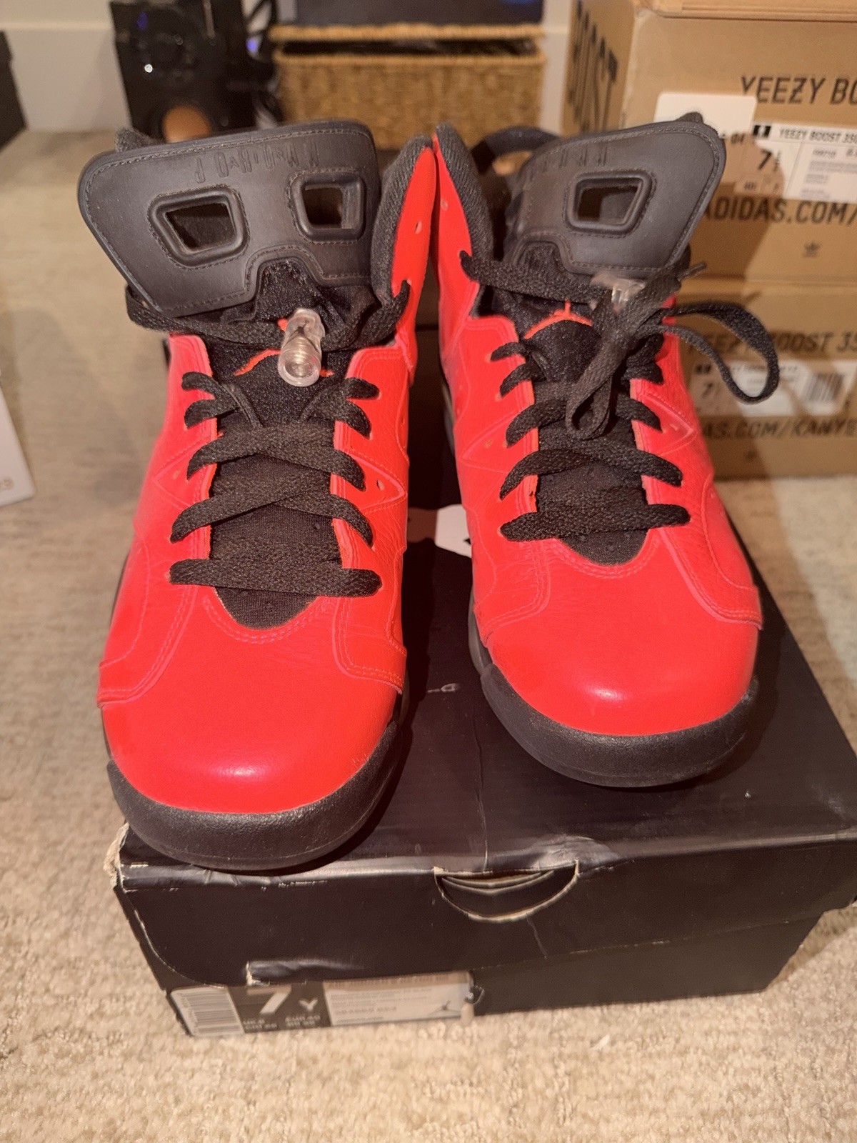 Air Jordan 6 Retro BG Infrared 23 Size 7y