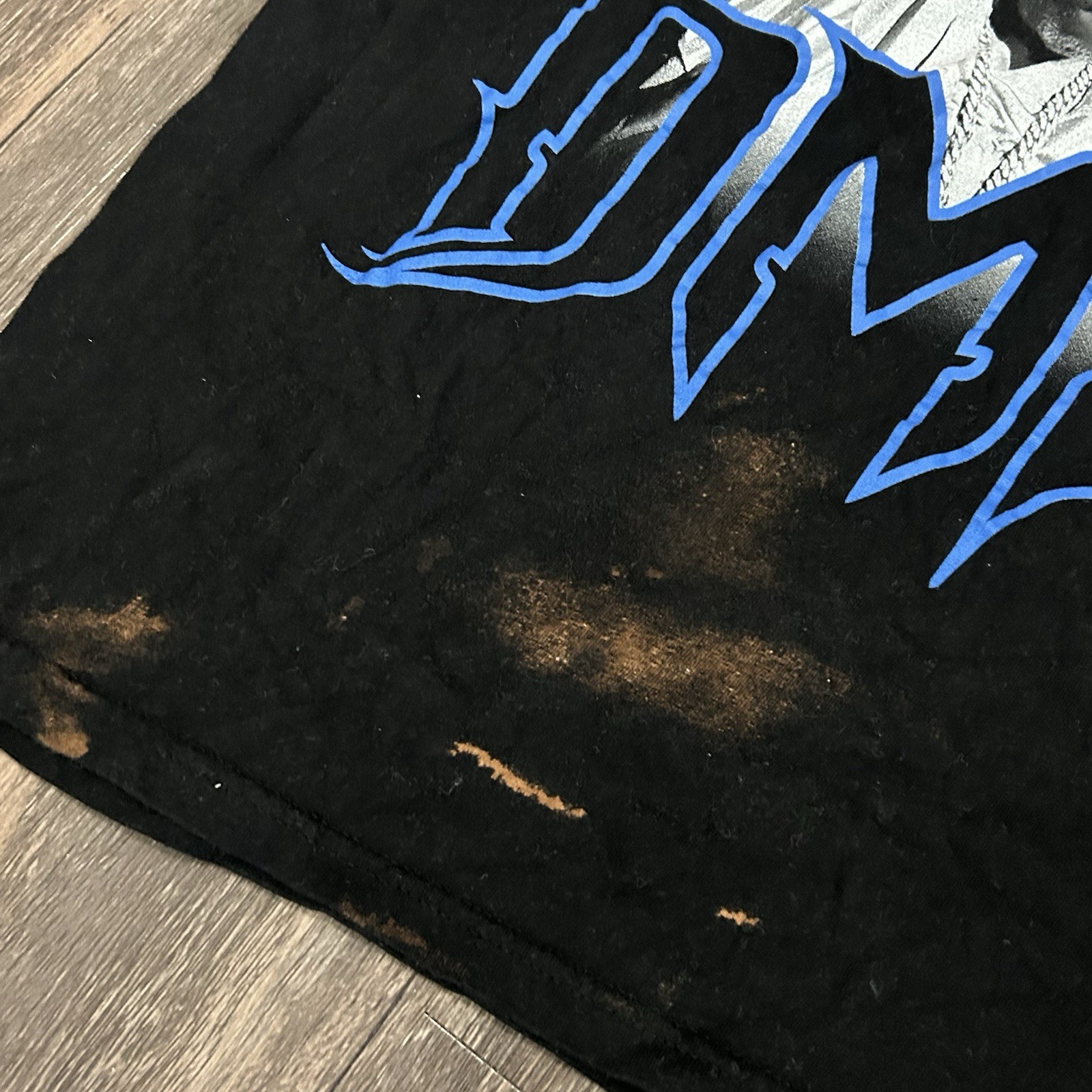 DMX Shirt Men’s M Black Grunge Blue Rap Rapper Music 90s Hip Hop Y2k Ruff Ryders