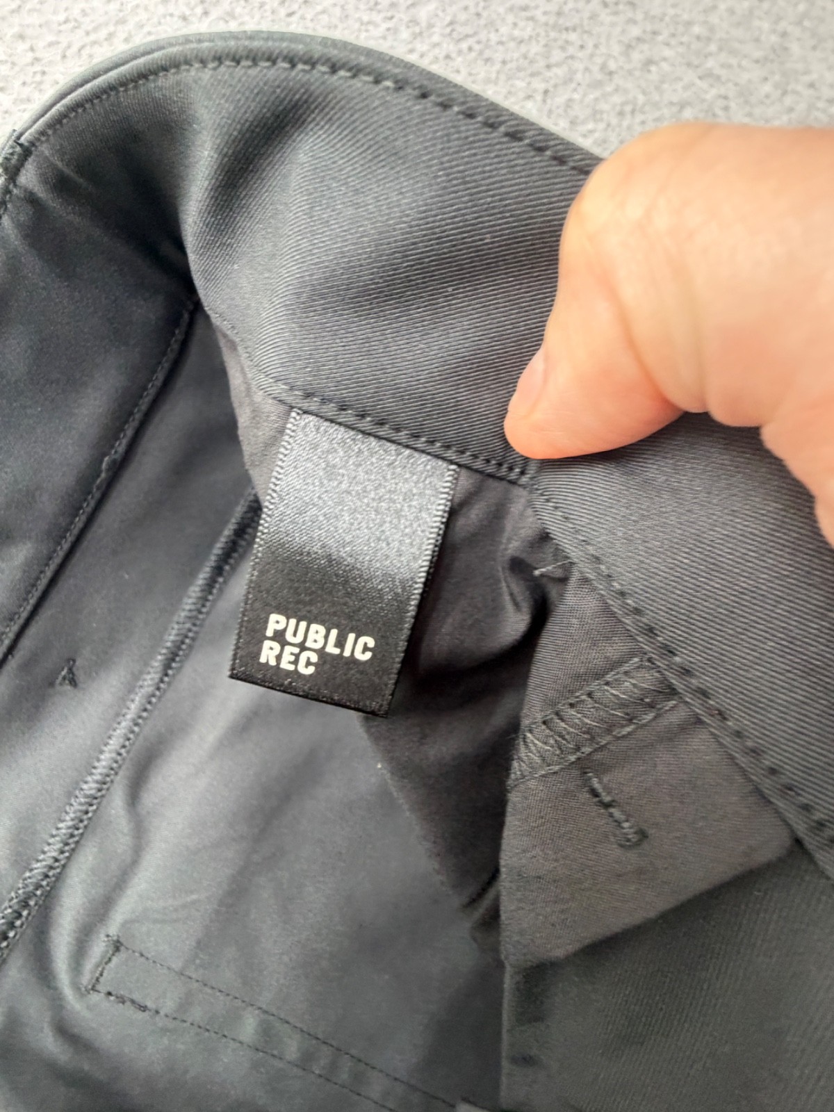 Public Rec Dealmaker Pants Mens 36×30 Black Straight Leg Stretch Performance NWT