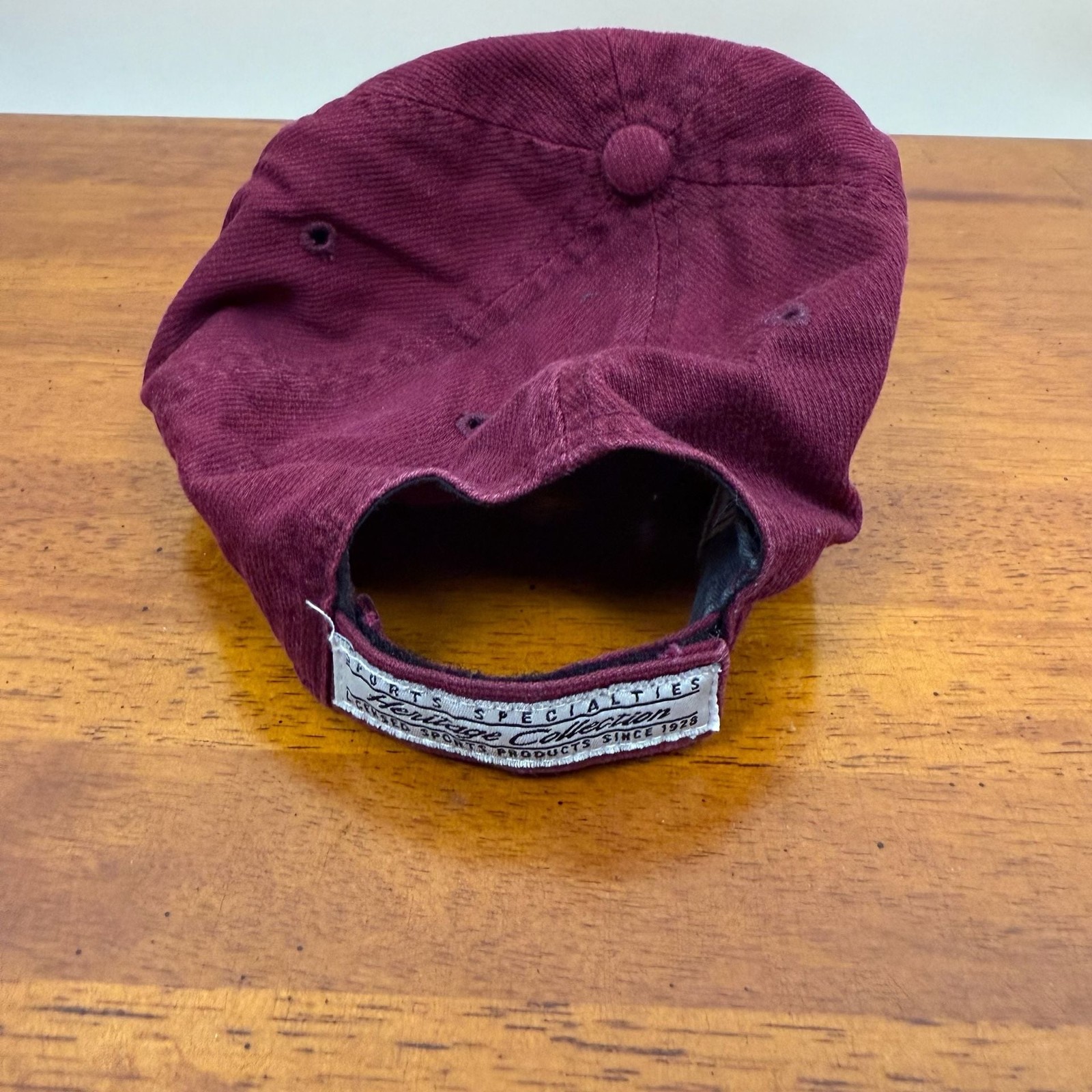 Vintage Mighty Ducks Heritage Collection Corduroy Strapback Hat