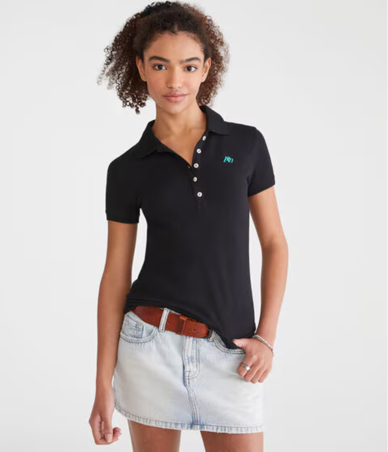 AEROPOSTALE Polo Shirt (Juniors Sizing) Size: S, NEW WITH TAG