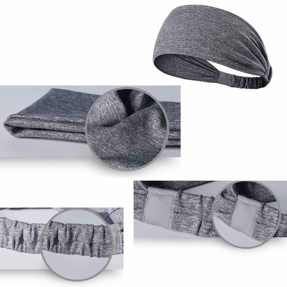 Sports Headband Fitness Sweat Bandage Hairband Tennis Yoga Absorb Sweat Headband