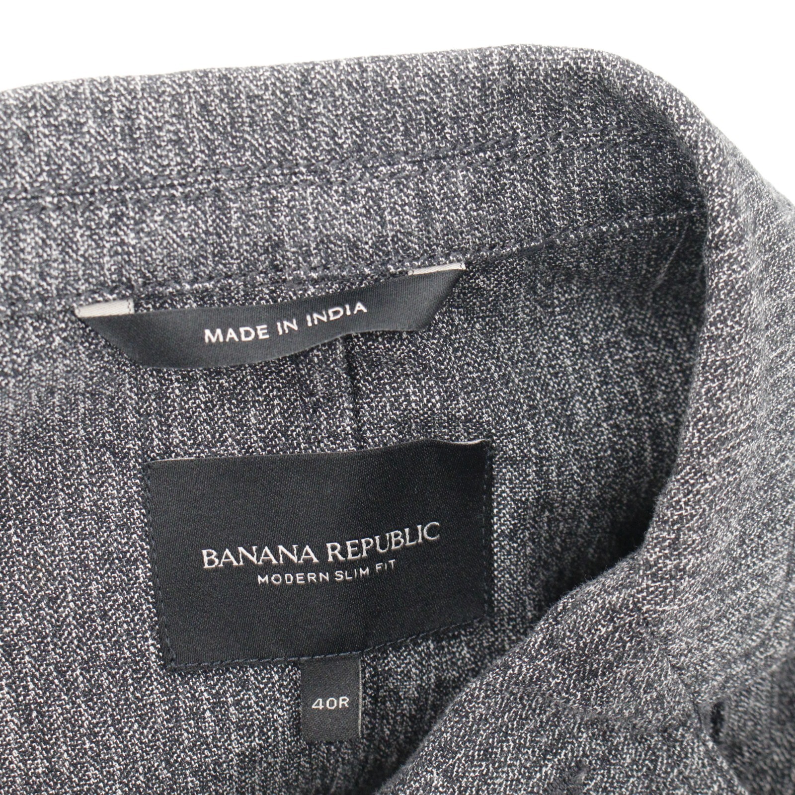 Banana Republic sport coat mens 40R modern slim fit worker jacket herringbone