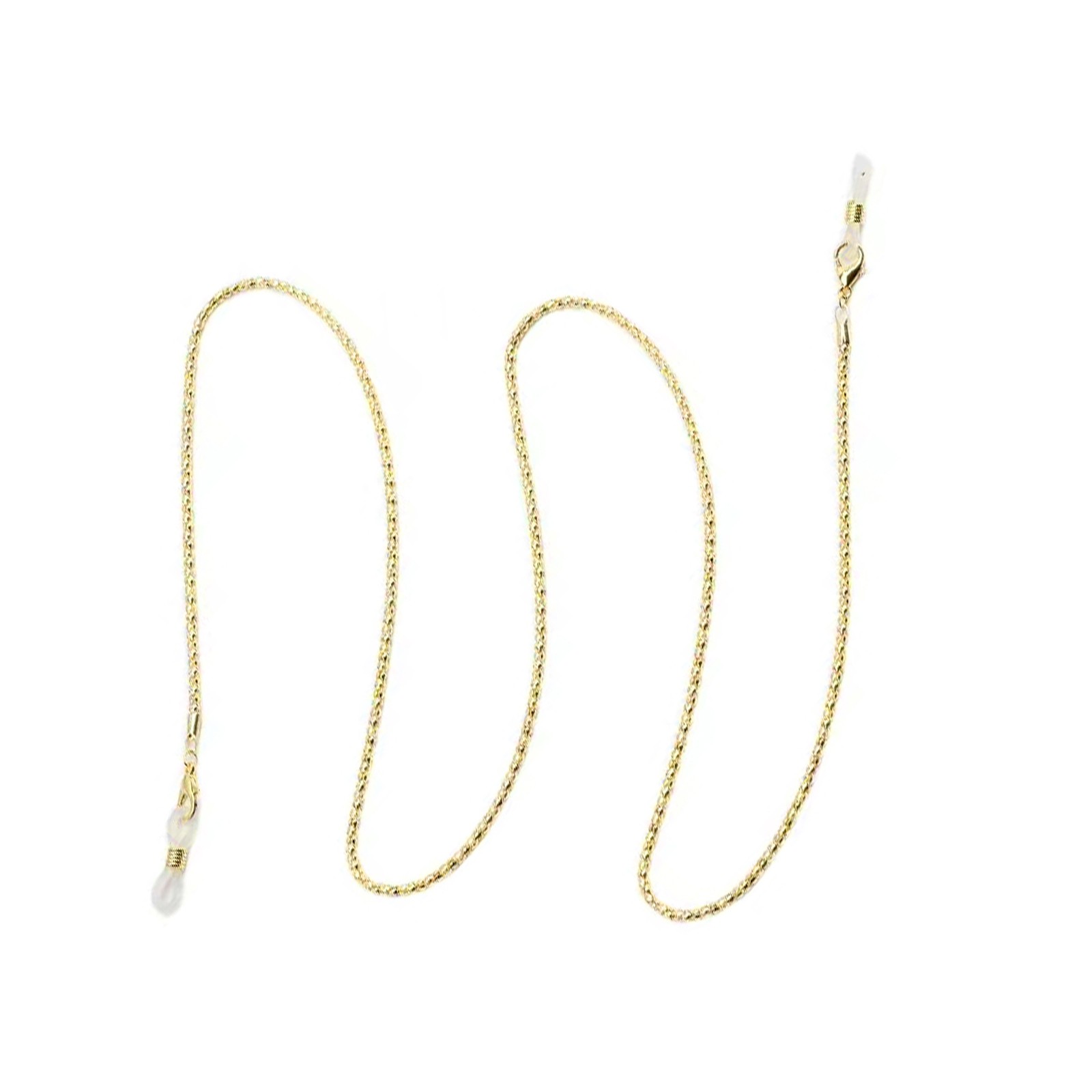 70cm/27inches Gold Non-slip Metal Glasses Chain Sunglasses Lanyard Mask Chain A