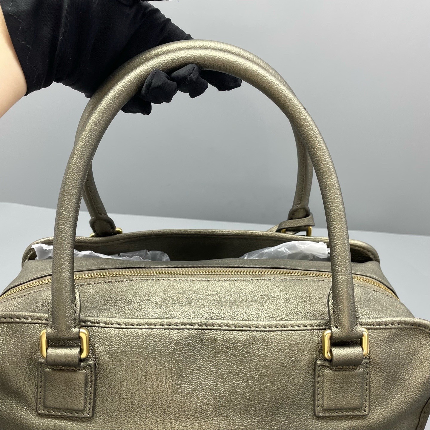 Loewe Pre-Owned Authentic Satchel 35*21*14cm Metal Free Tracked Shipping
