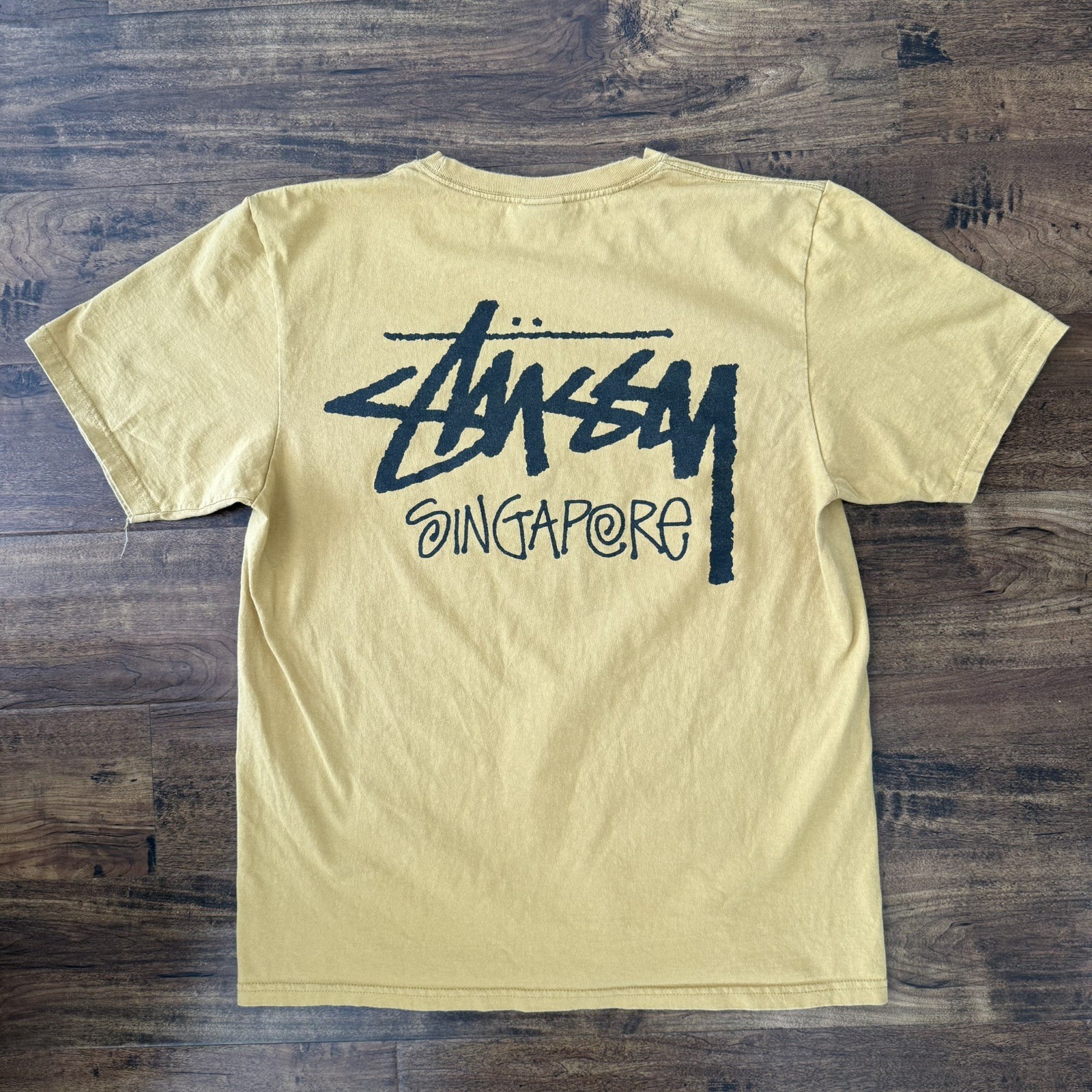 Stussy Singapore Chapter Tee (Medium) “Curry”