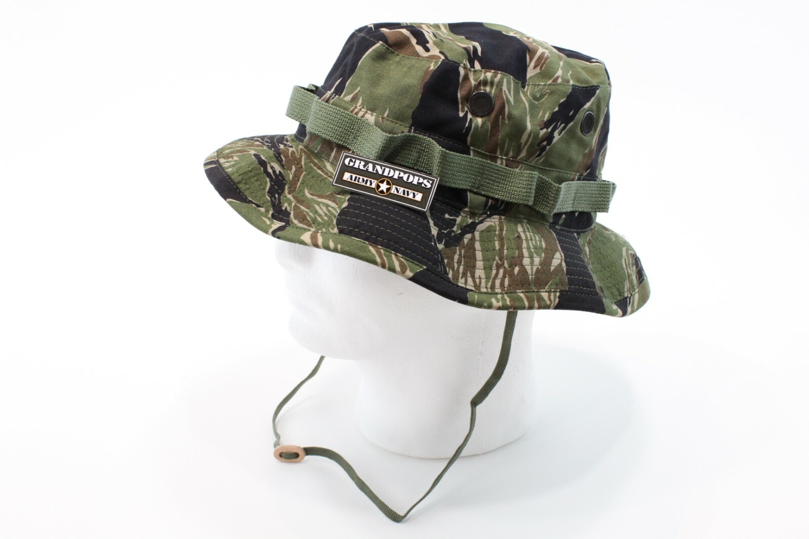 Vietnam Tiger Stripe Rip Stop Jungle Hat Made In USA