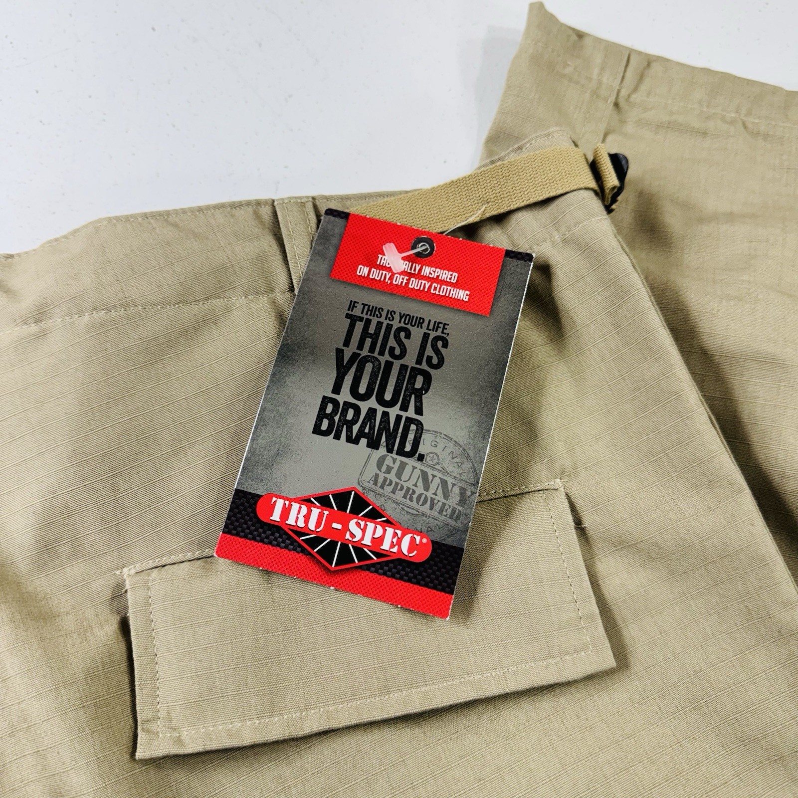 Tru Spec Tactical Cargo Pants Beige BDU Khakis Men’s Size XL Brand New