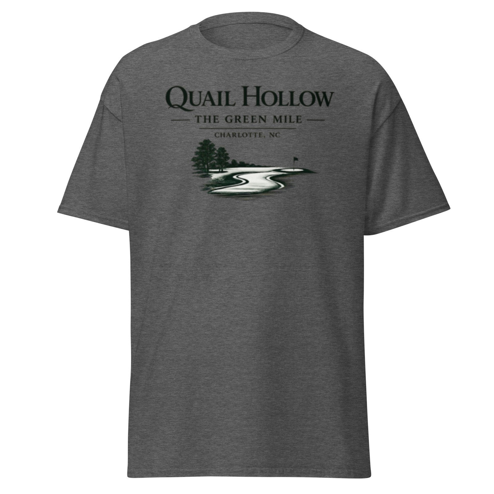 Quail Hollow Green Mile Shirt Golf Tee Charlotte NC Course Design Gift