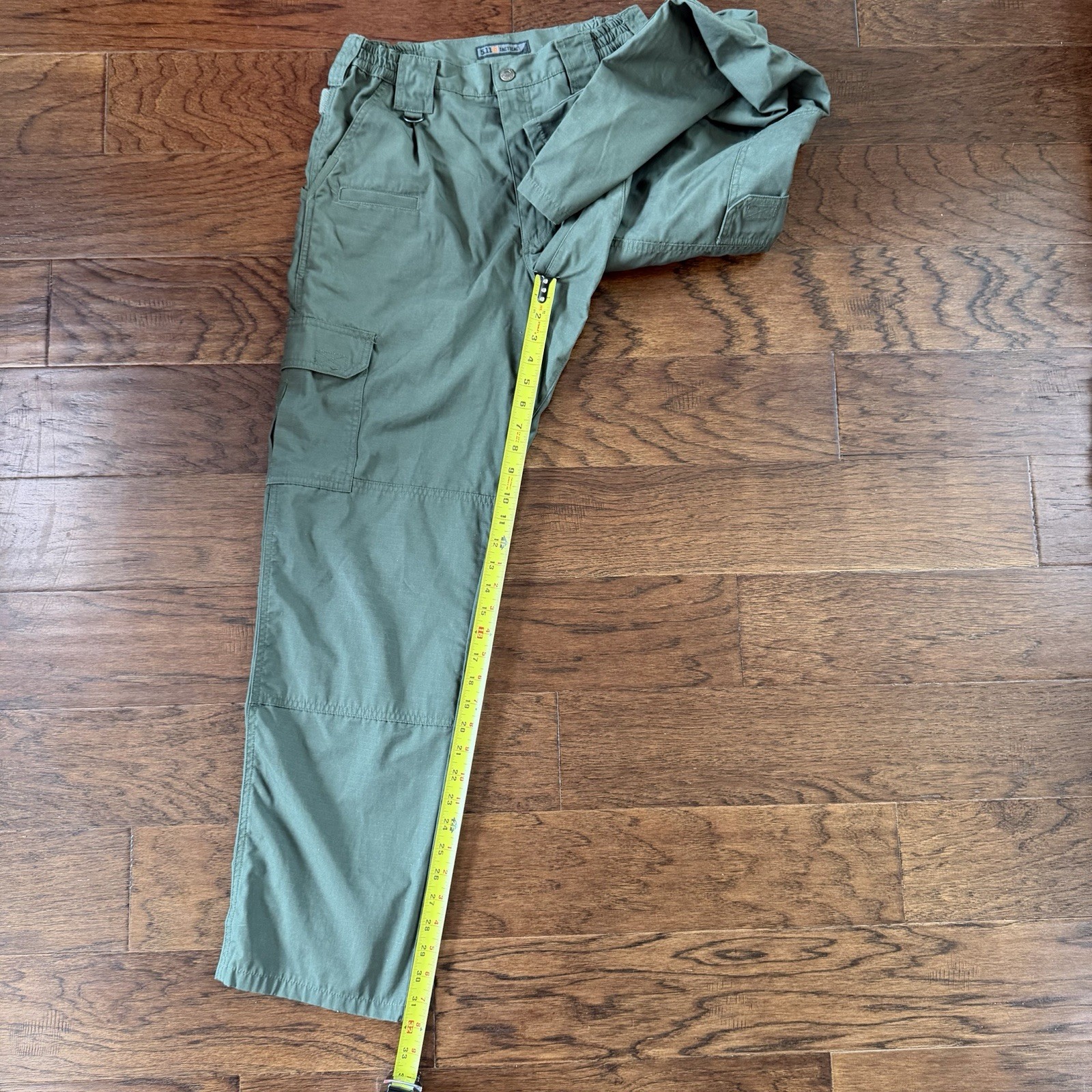 5.11 Tactical Mens Regular Fit Taclite Pro Ripstop Cargo Pant 30×32 Green