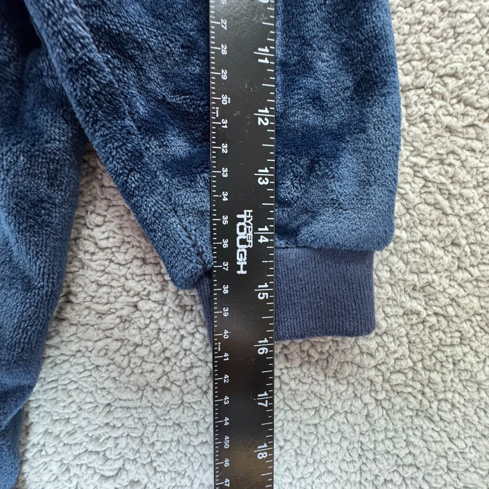 The Comfy Womens Dream Lite Quarter-Zip Wearable Blanket Sweatshirt Blue Size OS