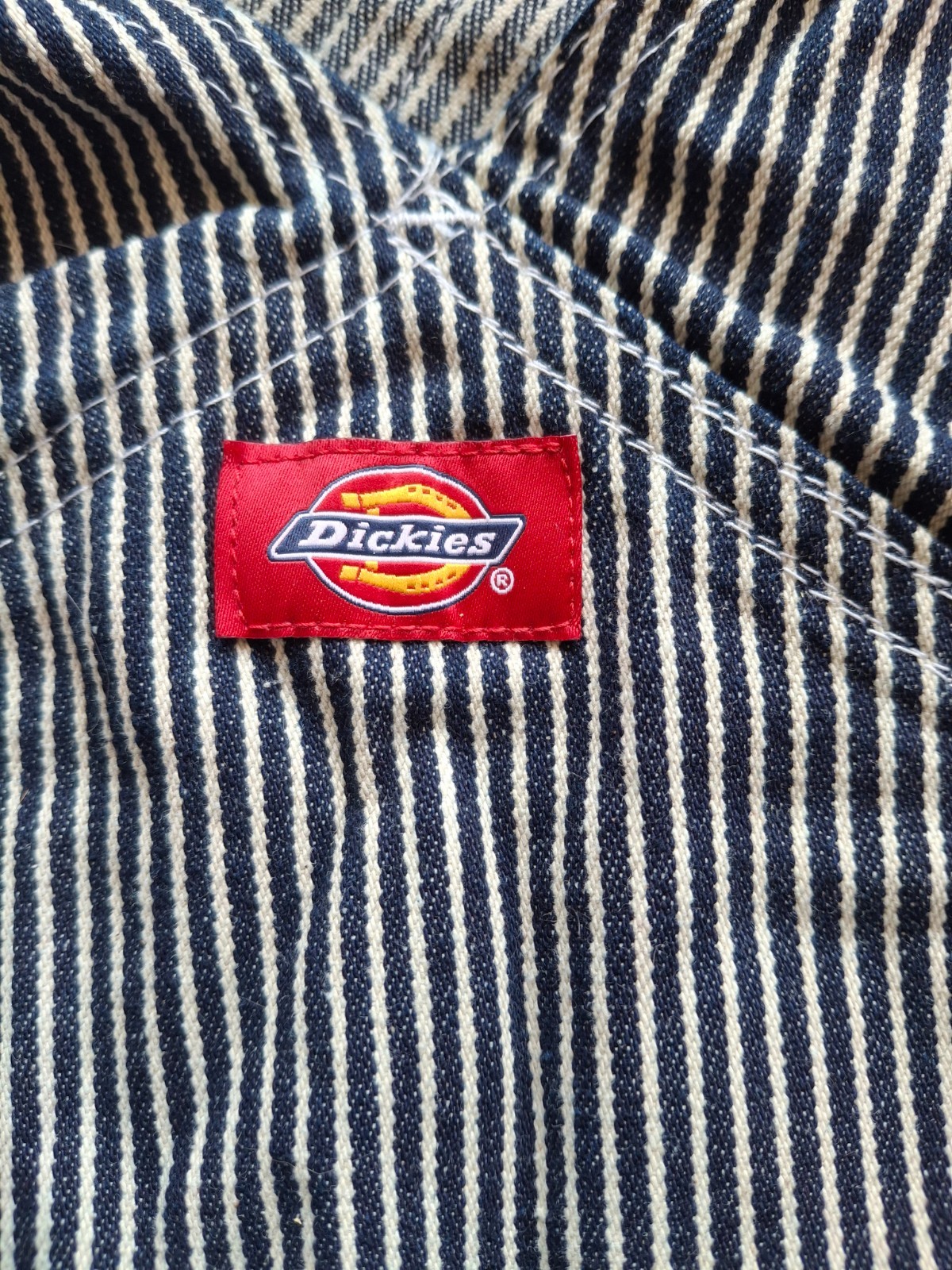 Dickies Hickory Stripe Bib Overalls – Men’s 34×30 – New without tags