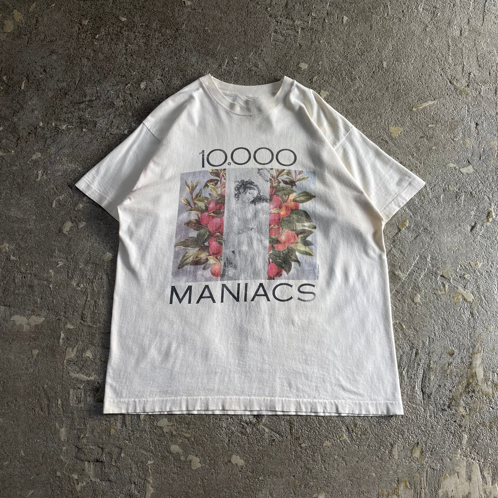 Vintage 90s 10.000 MANIACS T-shirt Short Sleeve All Size S-5XL SA541