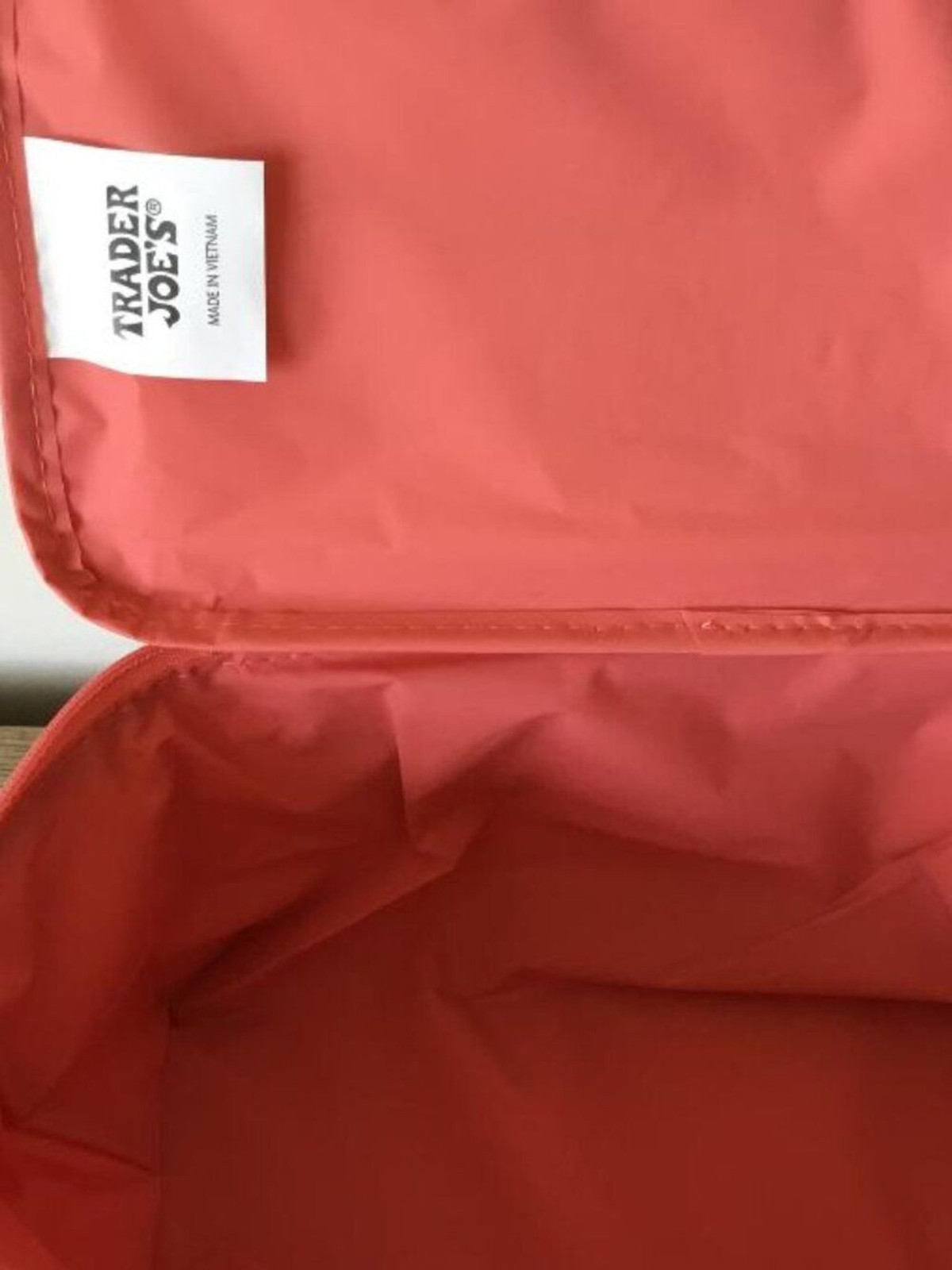 Trader Joe’s Striped Mini Insulated Cooler Bag Red/Pink Limited Edition May 2026