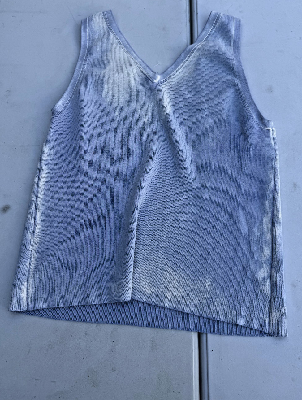 ECRU REVERSE PRINT TANK CORNFLOWER BLUE SIZE LARGE NWT MSRP$ 109 R#26
