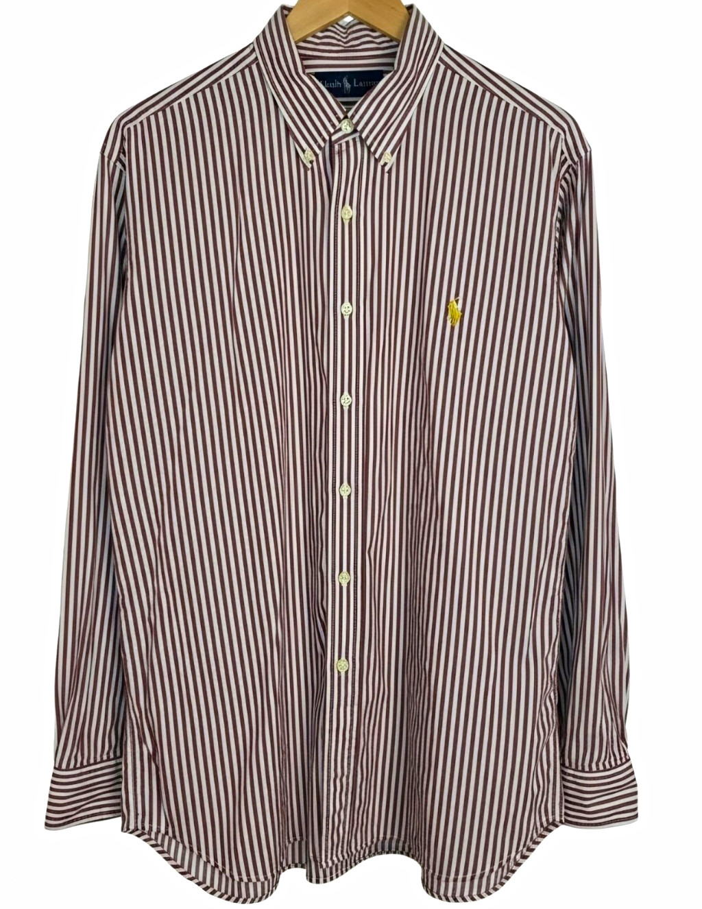 Ralph Lauren Classic Fit XL Cotton Striped Button-Up Shirt LS