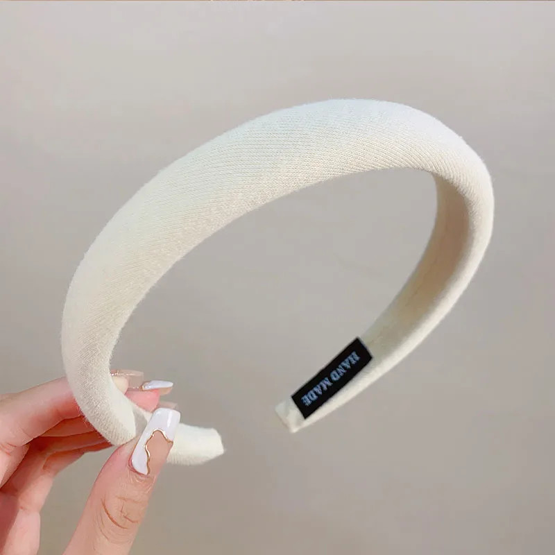 New Colorful Spong Linen Hairbands for Women Girls Fashion Hair Accessories Head
