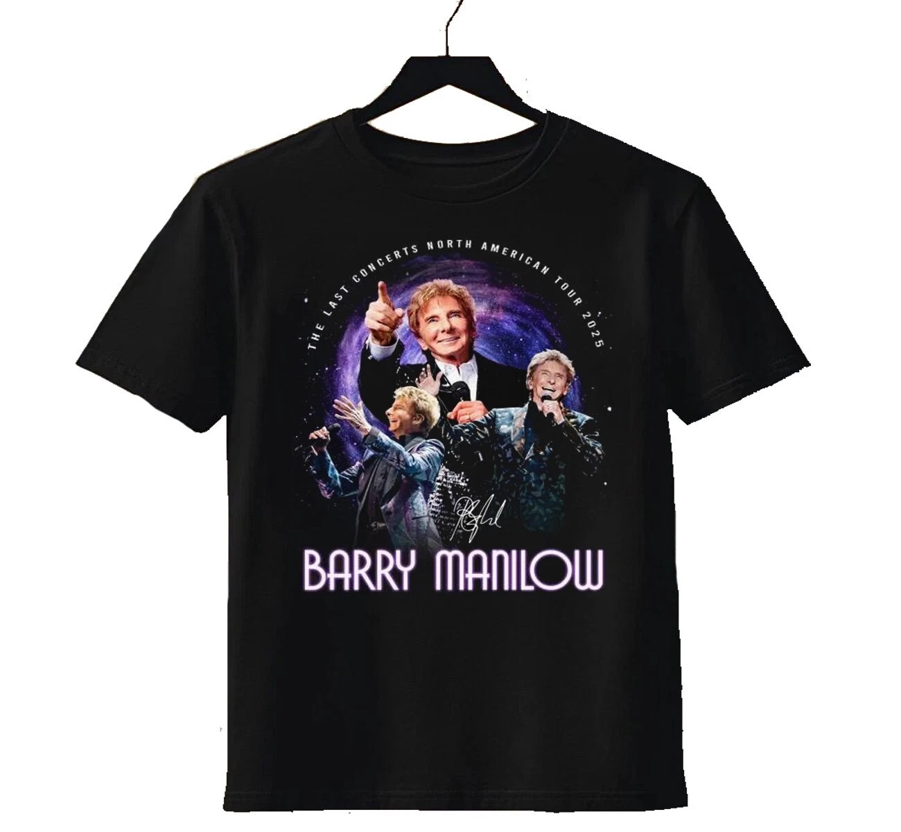 NEW Barry Manilow’s 2025 Unisex Concert T-shirt S-5XL MEN AND UM441