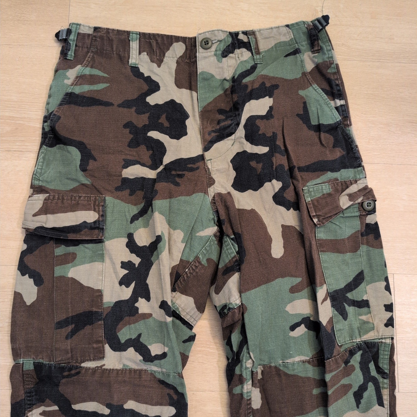 Tru-Spec Mens Medium Woodland Camo Cargo Pants Regular Tactical Military BDU