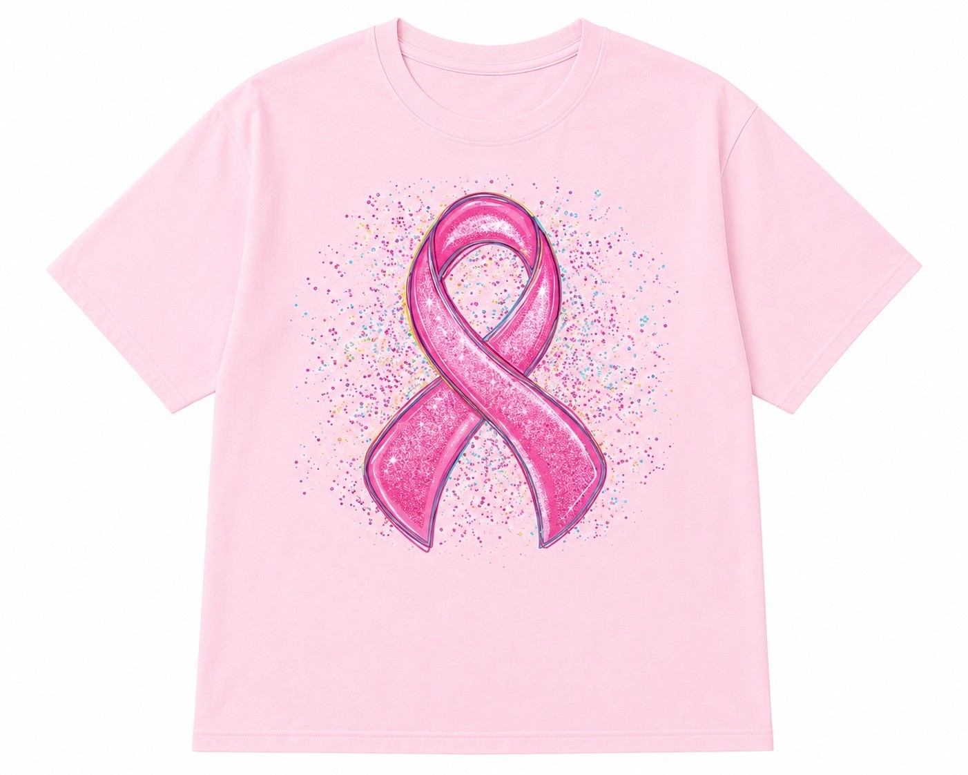 Coquette Pink Bow Breast Cancer Awareness Shirt Pink Ribbon Support Gift Tee
