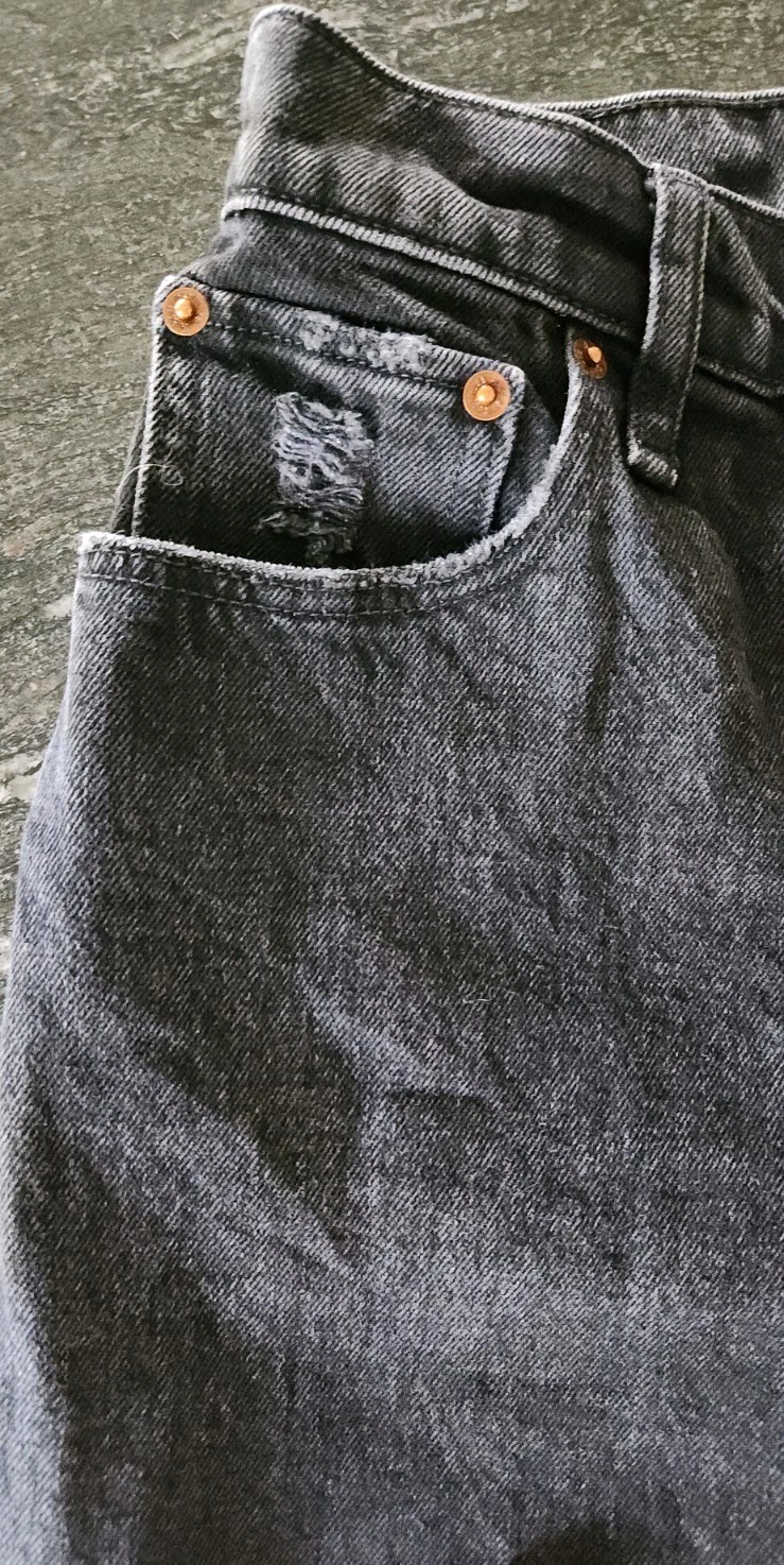 Abercrombie & Fitch Curve Love 90s Straight Ultra High Rise 29/8 R Black Jeans