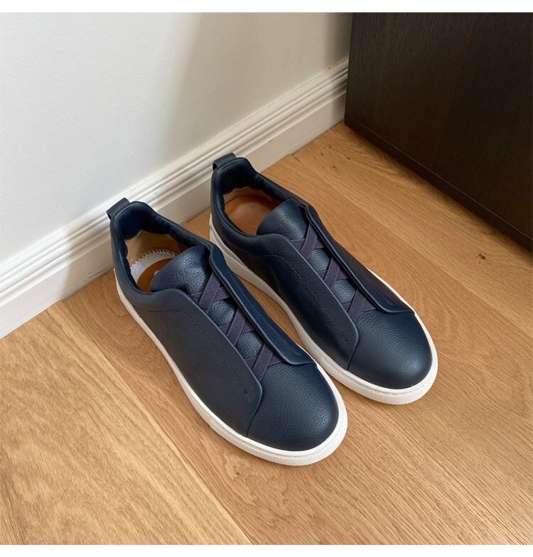 Men’s leather breathable sneakers Size 39-46