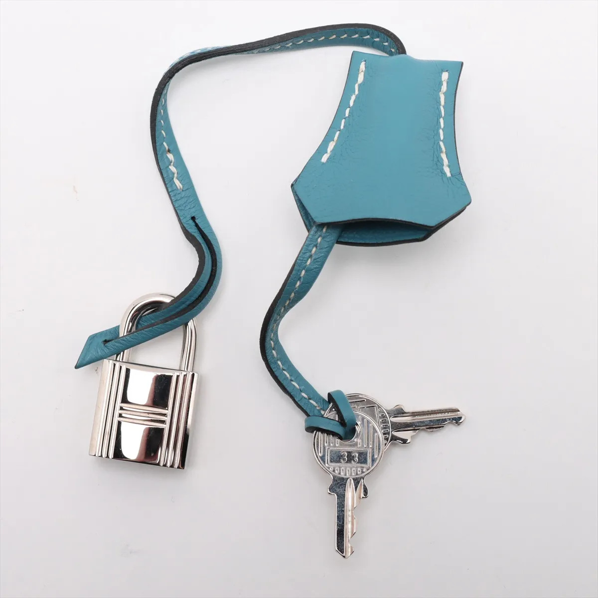 Hermès Kelly lakis 35 Veau Swift Blue Jean Silver Metal Fittings □N:2010